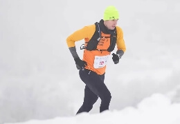 A hóval is megküzdött Badar Gergő