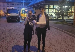 Edzés közben baleseteztek kerékpárosaink