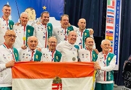 Európa-bajnokságon jártak a veterán vívók