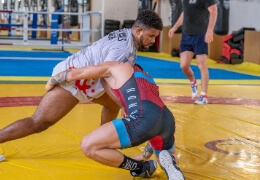 Olimpikon vendég a birkózóknál