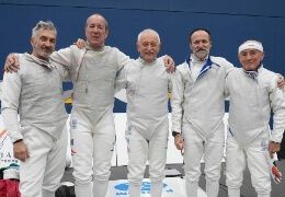 Ötödik helyen a férfi tőr csapat